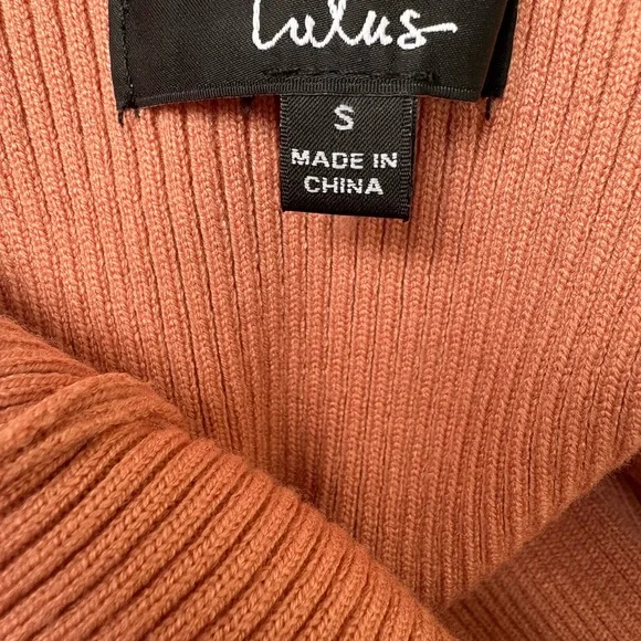 Lulus Dusty Rose Midi Sweater Dress, Size S - Picture 4 of 4